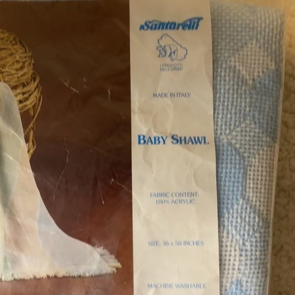 Vintage Santorelli Baby Shawl - Picture 3 of 5